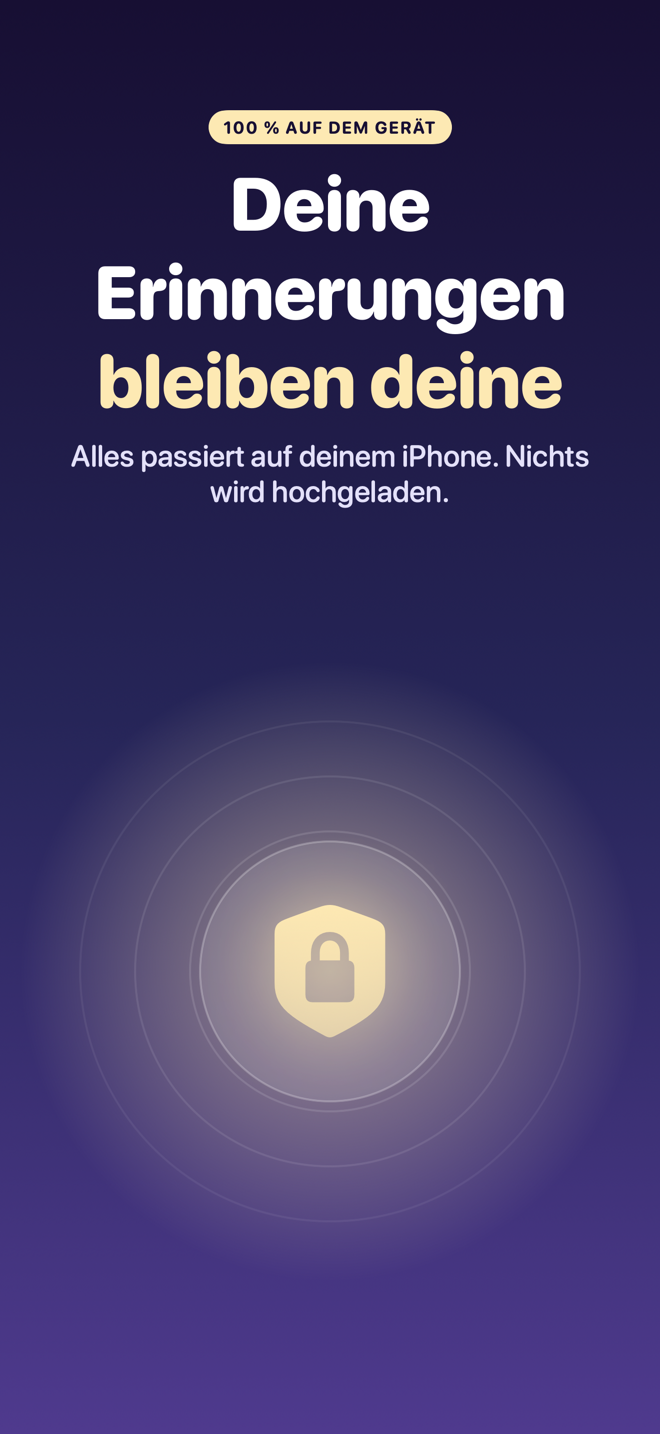 Schild mit Schloss: alles passiert auf dem iPhone