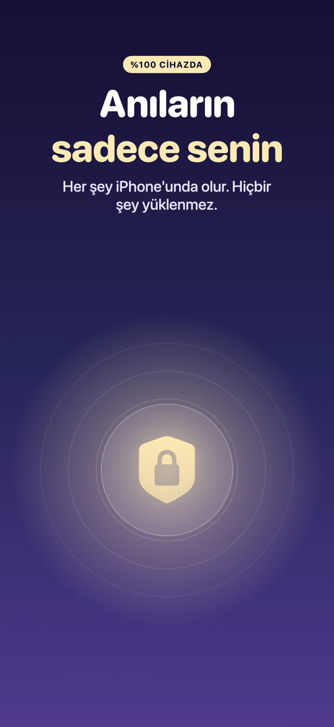 Kilitli kalkan: her şey iPhone'da gerçekleşir